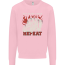 Lorry Driver Eat Sleep Truck Trucker Kids Sweatshirt Jumper Light Pink