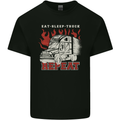Lorry Driver Eat Sleep Truck Trucker Kids T-Shirt Childrens Black