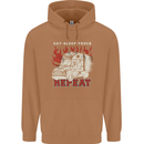Lorry Driver Eat Sleep Truck Trucker Mens 80% Cotton Hoodie Caramel Latte