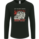 Lorry Driver Eat Sleep Truck Trucker Mens Long Sleeve T-Shirt Black