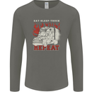 Lorry Driver Eat Sleep Truck Trucker Mens Long Sleeve T-Shirt Charcoal