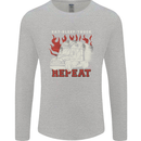 Lorry Driver Eat Sleep Truck Trucker Mens Long Sleeve T-Shirt Sports Grey