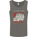 Lorry Driver Eat Sleep Truck Trucker Mens Vest Tank Top Charcoal