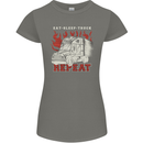 Lorry Driver Eat Sleep Truck Trucker Womens Petite Cut T-Shirt Charcoal