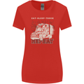 Lorry Driver Eat Sleep Truck Trucker Womens Wider Cut T-Shirt Red