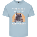 Lorry Driver You Work 9-5? Truck Funny Mens Cotton T-Shirt Tee Top Light Blue