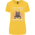 Lorry Driver You Work 9-5? Truck Funny Womens Wider Cut T-Shirt Yellow