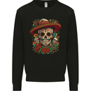Los Muertow Sugar Skull Day of the Dead Kids Sweatshirt Jumper Black