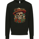 Los Muertow Sugar Skull Day of the Dead Mens Sweatshirt Jumper Black