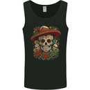 Los Muertow Sugar Skull Day of the Dead Mens Vest Tank Top Black