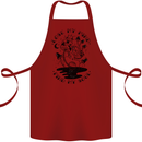 Lose My Mind Funny Magic Mushrooms Drugs Cotton Apron 100% Organic Maroon