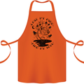 Lose My Mind Funny Magic Mushrooms Drugs Cotton Apron 100% Organic Orange