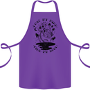 Lose My Mind Funny Magic Mushrooms Drugs Cotton Apron 100% Organic Purple