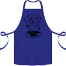 Lose My Mind Funny Magic Mushrooms Drugs Cotton Apron 100% Organic Royal Blue