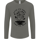 Lose My Mind Funny Magic Mushrooms Drugs Mens Long Sleeve T-Shirt Charcoal