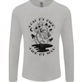 Lose My Mind Funny Magic Mushrooms Drugs Mens Long Sleeve T-Shirt Sports Grey