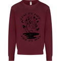 Lose My Mind Funny Magic Mushrooms Drugs Mens Sweatshirt Jumper Maroon