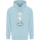 Lose My Mind Magic Mushrooms LSD Trippy Childrens Kids Hoodie Light Blue