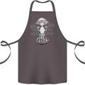 Lose My Mind Magic Mushrooms LSD Trippy Cotton Apron 100% Organic Dark Grey