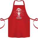 Lose My Mind Magic Mushrooms LSD Trippy Cotton Apron 100% Organic Red