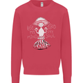 Lose My Mind Magic Mushrooms LSD Trippy Kids Sweatshirt Jumper Heliconia
