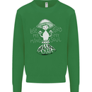 Lose My Mind Magic Mushrooms LSD Trippy Kids Sweatshirt Jumper Irish Green