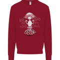 Lose My Mind Magic Mushrooms LSD Trippy Kids Sweatshirt Jumper Red