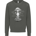 Lose My Mind Magic Mushrooms LSD Trippy Kids Sweatshirt Jumper Storm Grey