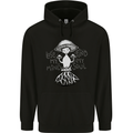 Lose My Mind Magic Mushrooms LSD Trippy Mens 80% Cotton Hoodie Black