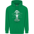 Lose My Mind Magic Mushrooms LSD Trippy Mens 80% Cotton Hoodie Irish Green