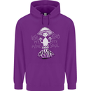 Lose My Mind Magic Mushrooms LSD Trippy Mens 80% Cotton Hoodie Purple