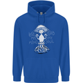 Lose My Mind Magic Mushrooms LSD Trippy Mens 80% Cotton Hoodie Royal Blue
