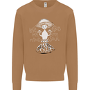 Lose My Mind Magic Mushrooms LSD Trippy Mens Sweatshirt Jumper Caramel Latte