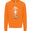 Lose My Mind Magic Mushrooms LSD Trippy Mens Sweatshirt Jumper Orange