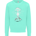 Lose My Mind Magic Mushrooms LSD Trippy Mens Sweatshirt Jumper Peppermint
