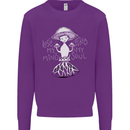 Lose My Mind Magic Mushrooms LSD Trippy Mens Sweatshirt Jumper Purple