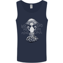 Lose My Mind Magic Mushrooms LSD Trippy Mens Vest Tank Top Navy Blue