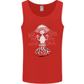 Lose My Mind Magic Mushrooms LSD Trippy Mens Vest Tank Top Red