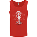 Lose My Mind Magic Mushrooms LSD Trippy Mens Vest Tank Top Red