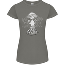 Lose My Mind Magic Mushrooms LSD Trippy Womens Petite Cut T-Shirt Charcoal