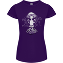 Lose My Mind Magic Mushrooms LSD Trippy Womens Petite Cut T-Shirt Purple