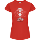 Lose My Mind Magic Mushrooms LSD Trippy Womens Petite Cut T-Shirt Red