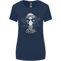 Lose My Mind Magic Mushrooms LSD Trippy Womens Wider Cut T-Shirt Navy Blue