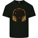 Lost in Music DJ DJing Headphones Dance Mens Cotton T-Shirt Tee Top Black