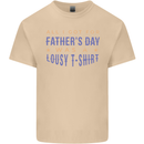 Lousy Father's Day Funny Dad Daddy Papa Mens Cotton T-Shirt Tee Top Sand