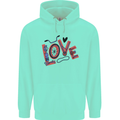 Love Cycling Funny Bicycle Bike Childrens Kids Hoodie Peppermint