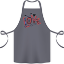 Love Cycling Funny Bicycle Bike Cotton Apron 100% Organic Steel