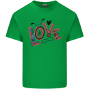 Love Cycling Funny Bicycle Bike Kids T-Shirt Childrens Irish Green
