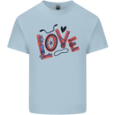 Love Cycling Funny Bicycle Bike Kids T-Shirt Childrens Light Blue
