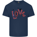 Love Cycling Funny Bicycle Bike Kids T-Shirt Childrens Navy Blue